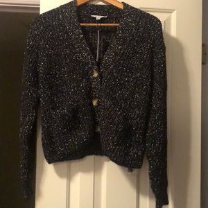 NWT BB Dakota speckled crop cardigan